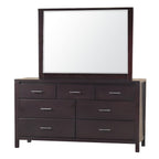 Modus Nevis 4PC E King Platform Storage Bedroom Set w Nightstand in Espresso