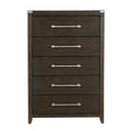 Homlegance Chest Bellamy Collection In Dark Brown Finish