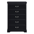 Homlegance Chest Seabright Collection In Black Finish