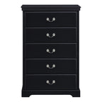 Homlegance Chest Seabright Collection In Black Finish