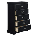 Homlegance Chest Seabright Collection In Black Finish