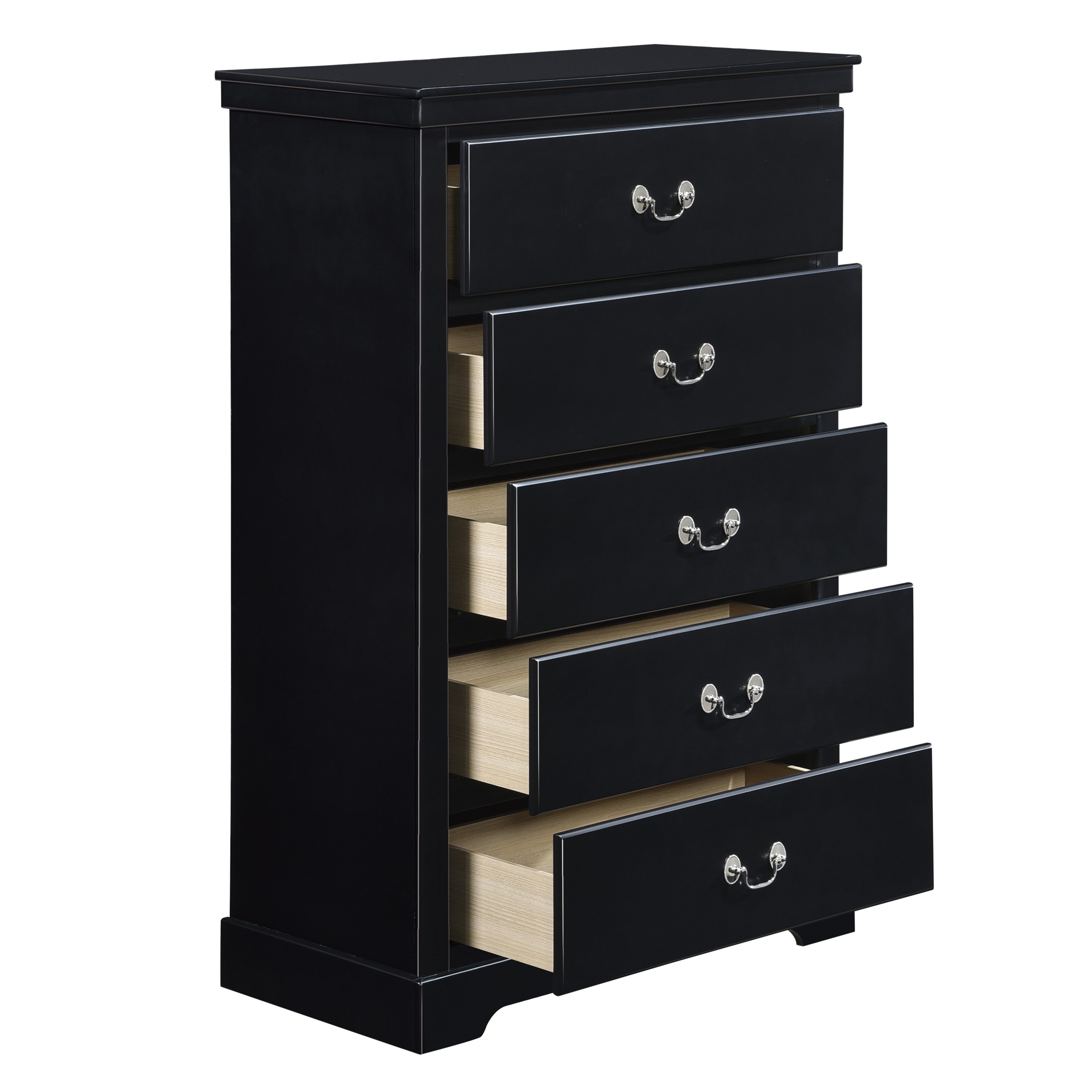 Homlegance Chest Seabright Collection In Black Finish