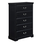 Homlegance Chest Seabright Collection In Black Finish