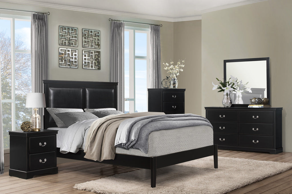 Homlegance Chest Seabright Collection In Black Finish