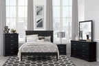 Homlegance Chest Seabright Collection In Black Finish