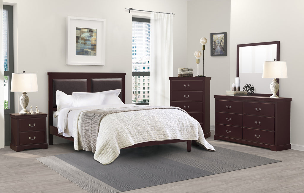 Homlegance Chest Seabright Collection In Cherry Finish