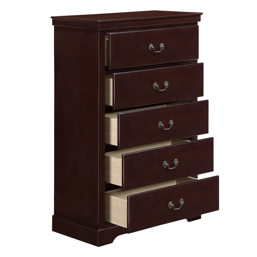 Homlegance Chest Seabright Collection In Cherry Finish