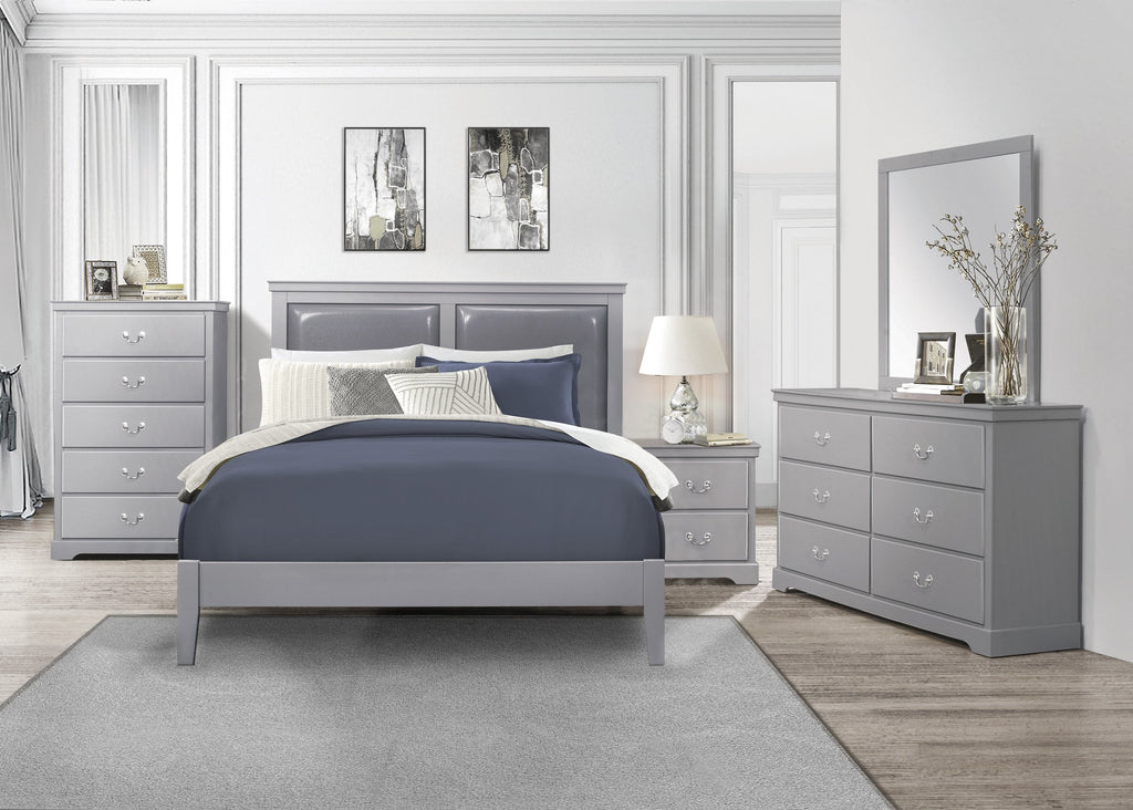 Homlegance Chest Seabright Collection In Gray Finish
