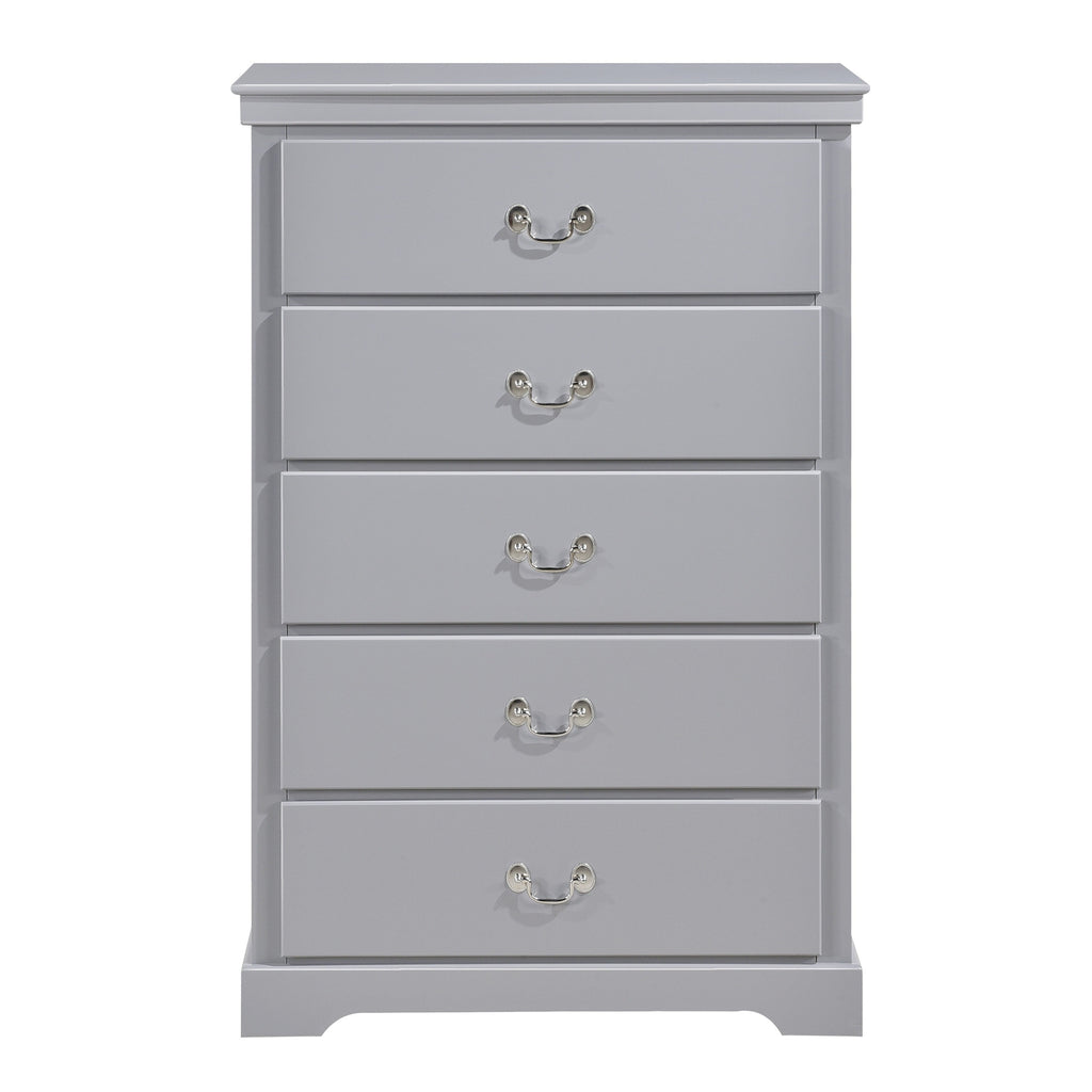 Homlegance Chest Seabright Collection In Gray Finish
