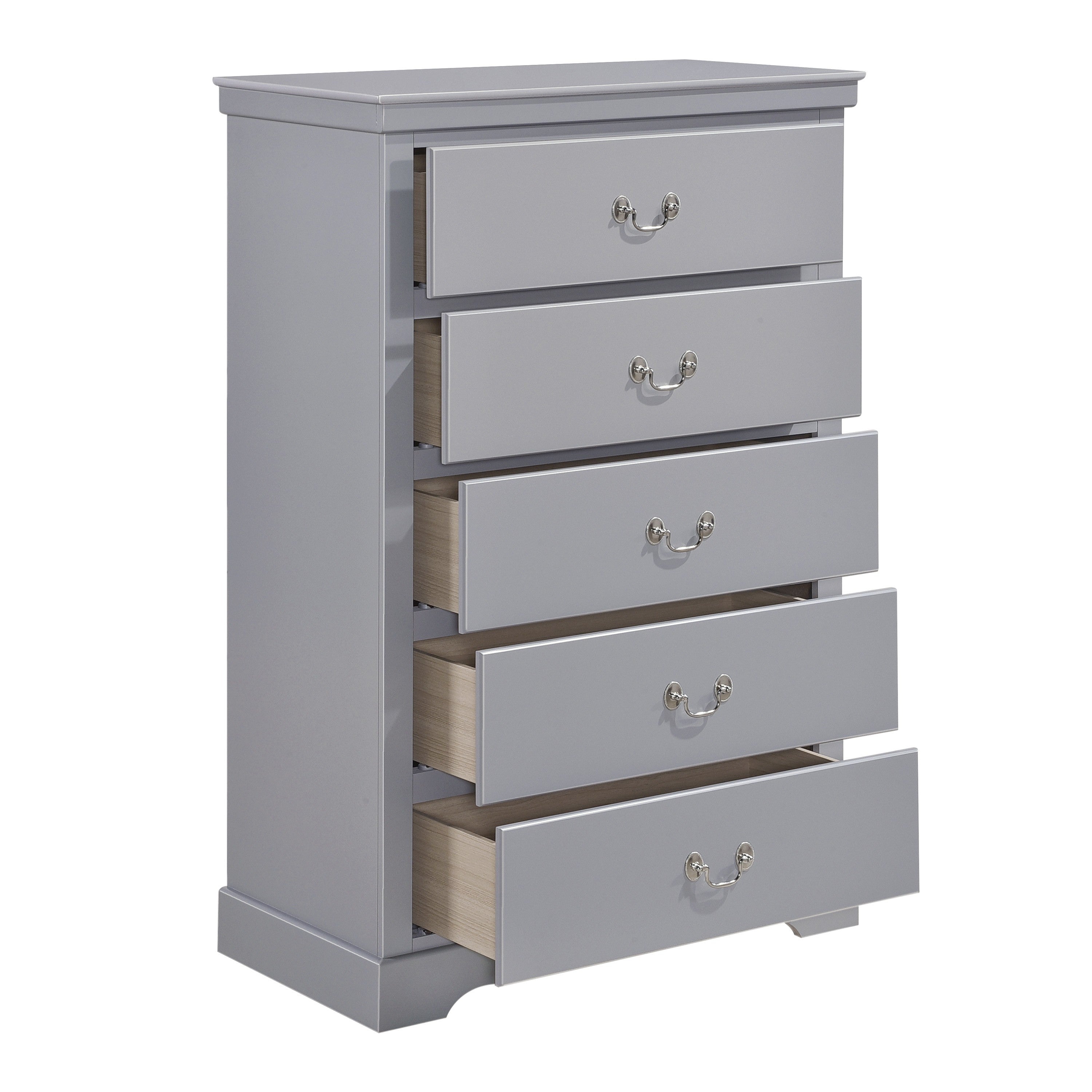 Homlegance Chest Seabright Collection In Gray Finish