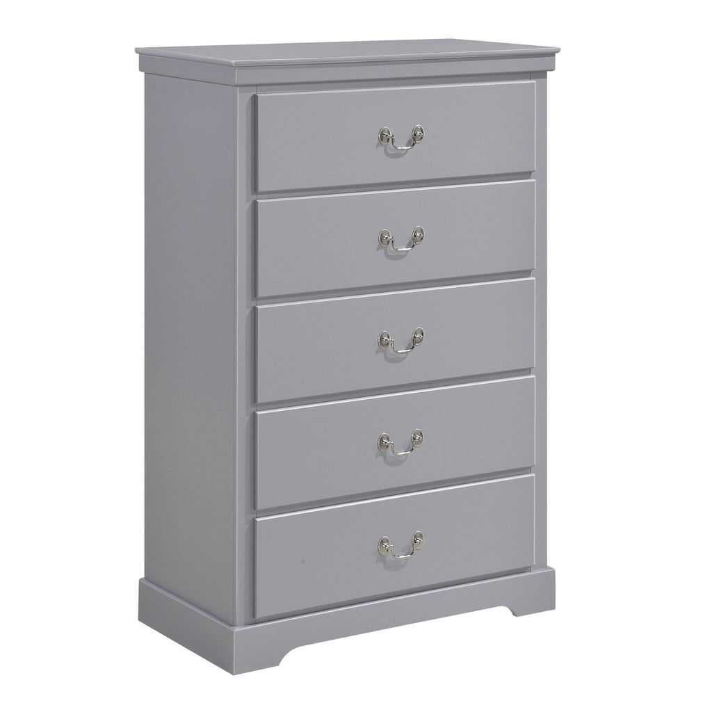 Homlegance Chest Seabright Collection In Gray Finish