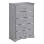 Homlegance Chest Seabright Collection In Gray Finish