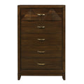 Homlegance Chest Aziel Collection In Walnut Finish
