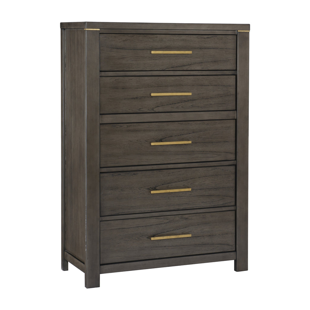 Homlegance Chest Scarlett Collection In Brownish Gray Finish