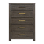 Homlegance Chest Scarlett Collection In Brownish Gray Finish