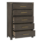 Homlegance Chest Scarlett Collection In Brownish Gray Finish