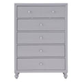 Homlegance Chest Wellsummer Collection In Gray Finish