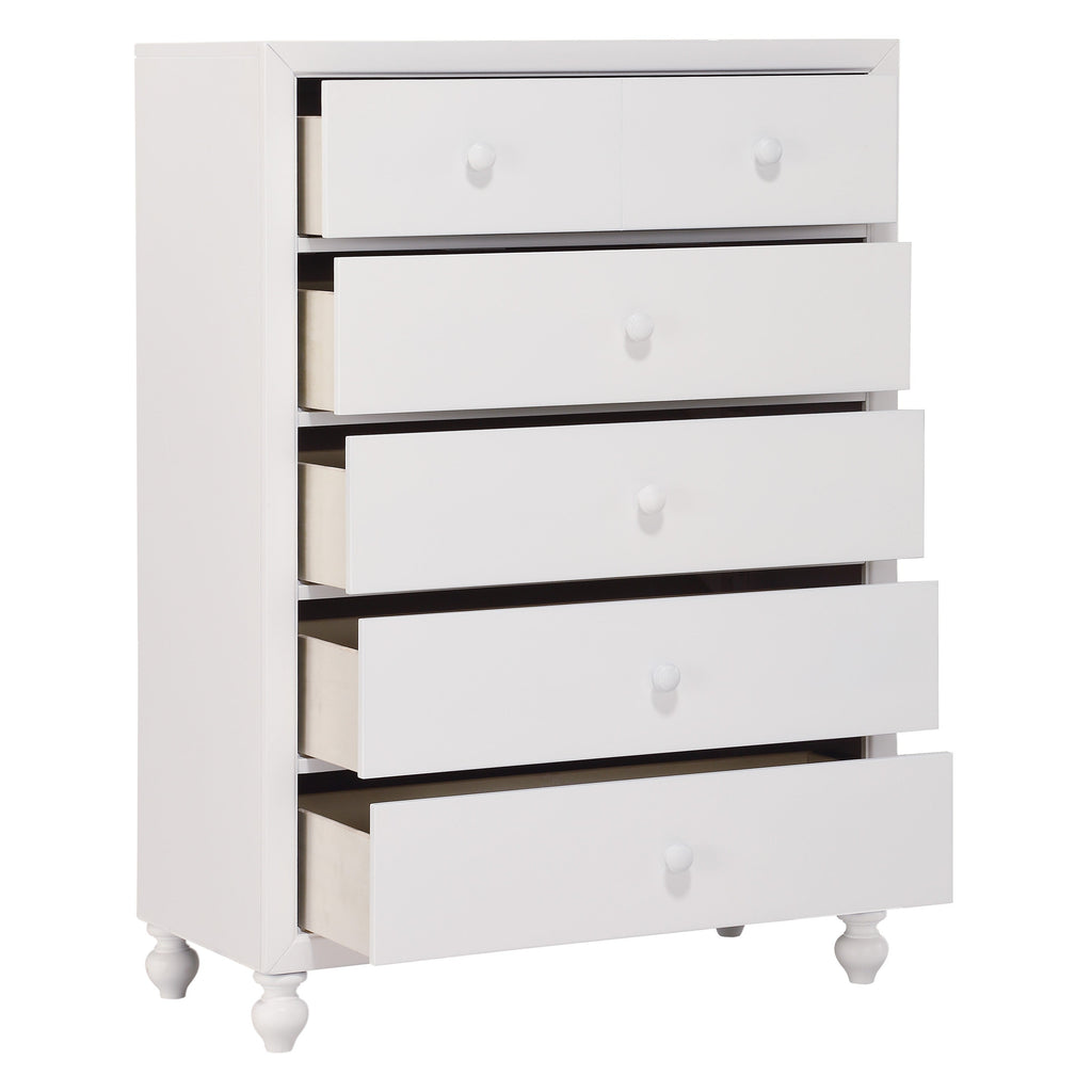 Homlegance Chest Wellsummer Collection In White Finish
