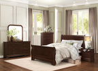 Homlegance Chest, Hidden Drawer Abbeville Collection In Cherry Finish