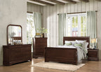 Homlegance Chest, Hidden Drawer Abbeville Collection In Cherry Finish