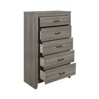 Homlegance Chest Waldorf Collection In Dark Gray Finish
