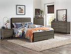Homlegance Chest Vestavia Collection In 2-Tone Finish Antique Gray And Dark Brown