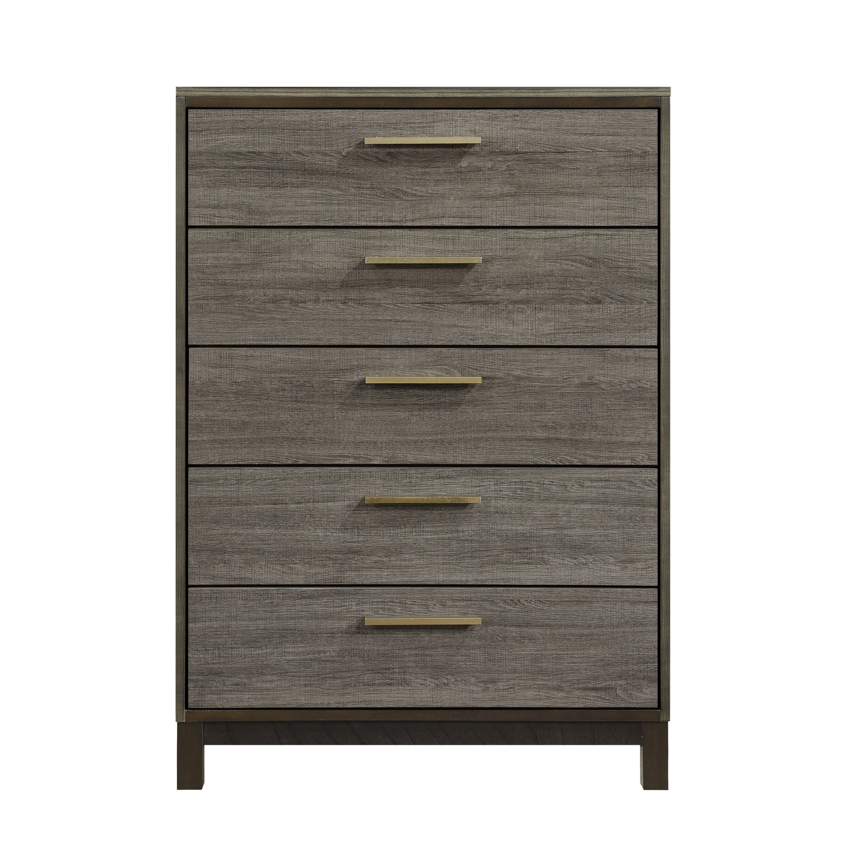 Homlegance Chest Vestavia Collection In 2-Tone Finish Antique Gray And Dark Brown