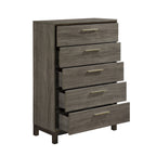 Homlegance Chest Vestavia Collection In 2-Tone Finish Antique Gray And Dark Brown