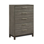 Homlegance Chest Vestavia Collection In 2-Tone Finish Antique Gray And Dark Brown