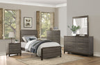 Homlegance Chest Vestavia Collection In 2-Tone Finish Antique Gray And Dark Brown