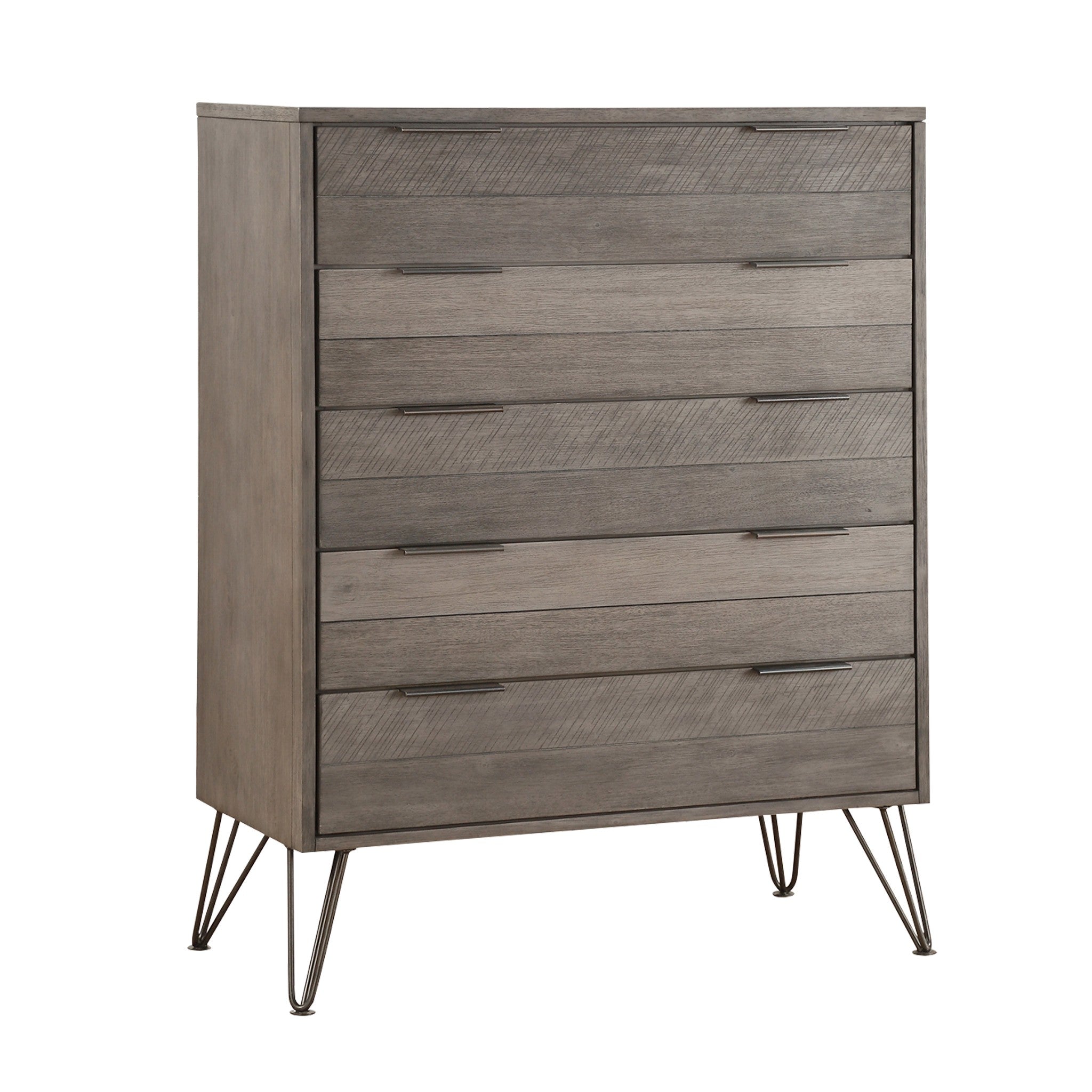 Homlegance Chest Urbanite Collection In 3-Tone Gray Finish