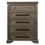 Homlegance Chest Toulon Collection In Distressed Dark Oak Finish