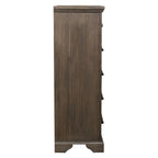 Homlegance Chest Toulon Collection In Distressed Dark Oak Finish