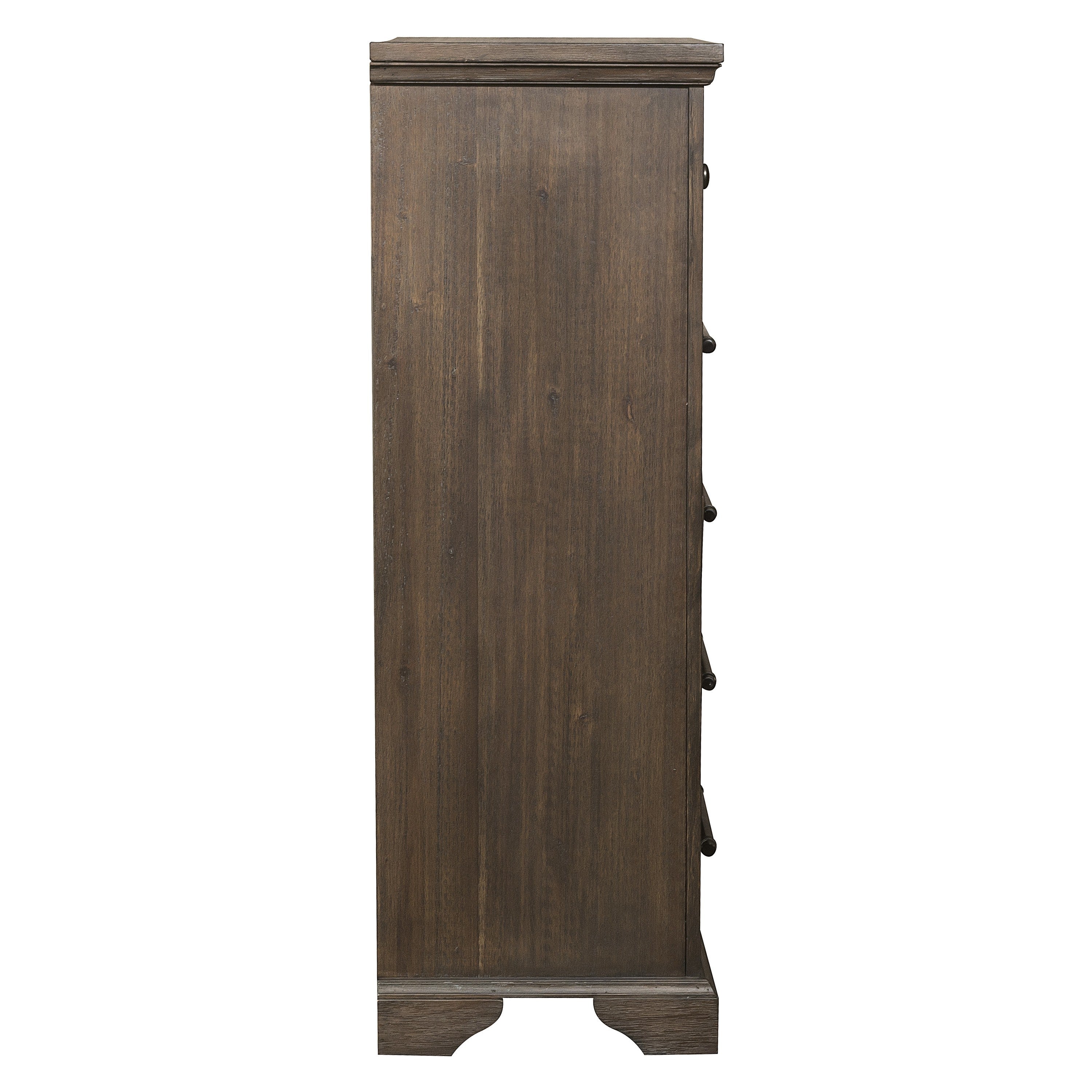 Homlegance Chest Toulon Collection In Distressed Dark Oak Finish