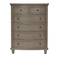 Homlegance Chest Vermillion Collection In Gray Cashmere Finish