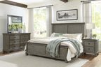Homlegance Chest Weaver Collection In 2-Tone Finish Coffee And Antique Gray