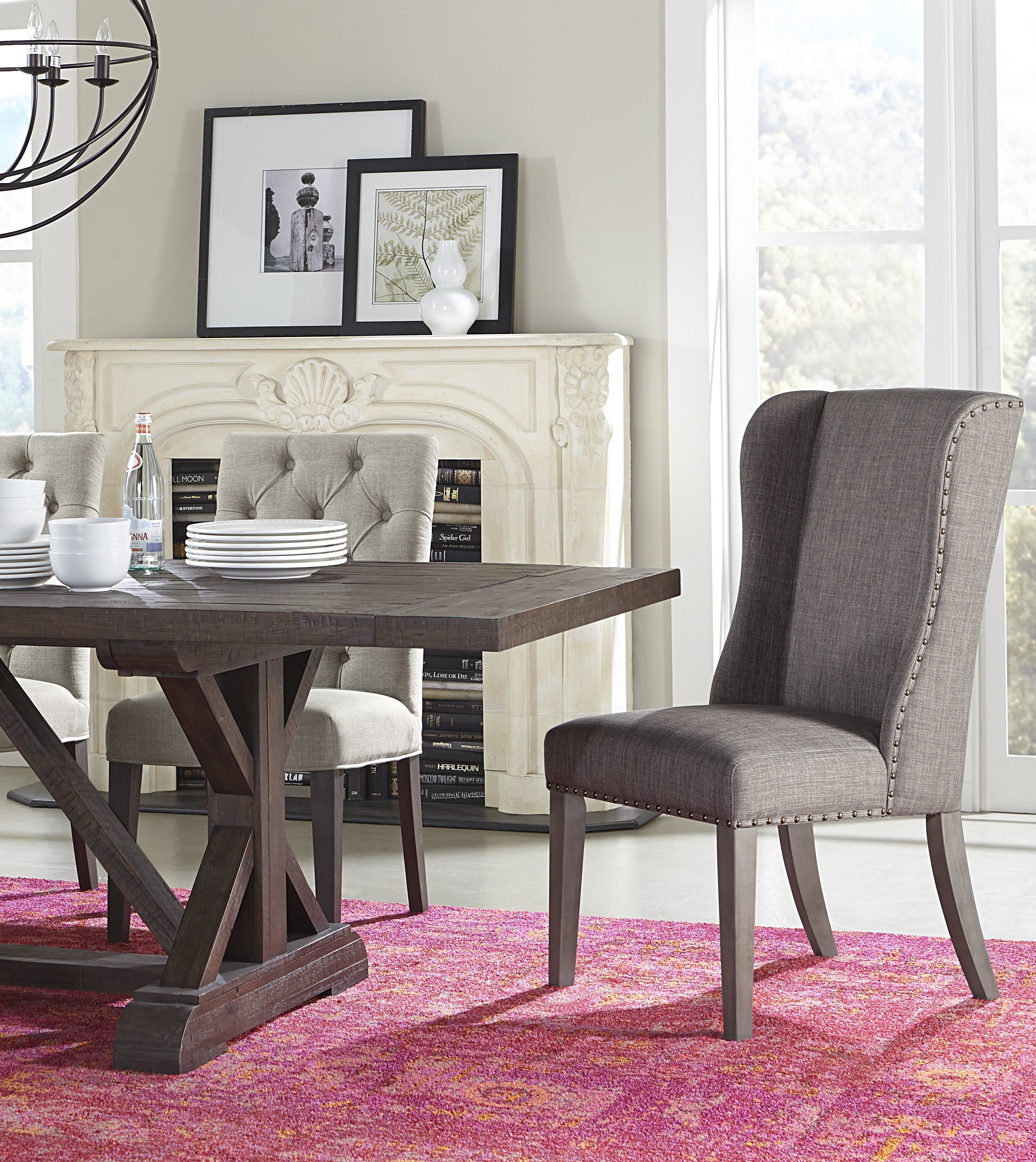 Modus Crossroads Alex Chair in Dolphin