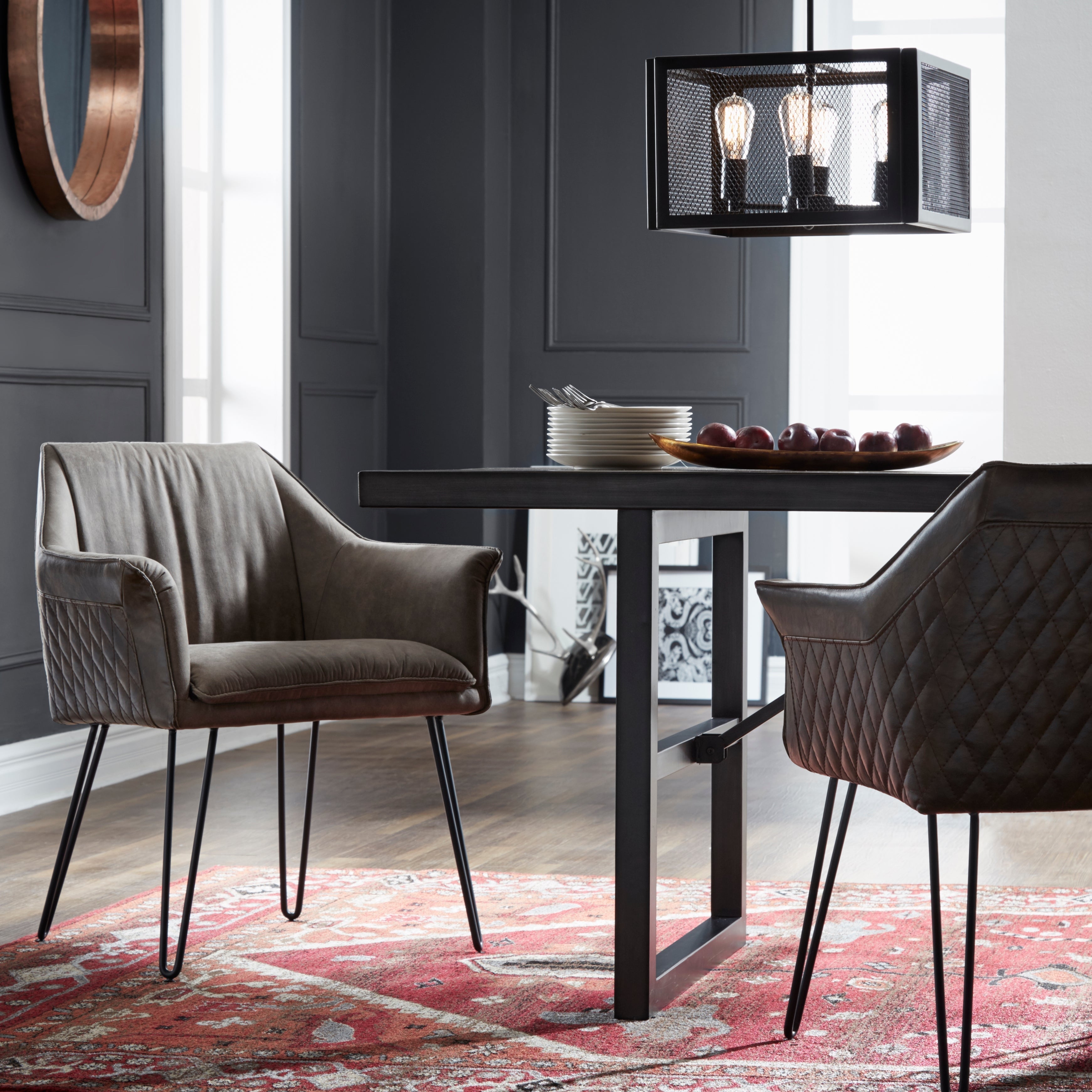 Modus Crossroads Alabaster Chair in Rustic Brown