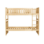 Homelegance Bartly Twin / Twin Bunk Bed in Natural Pine