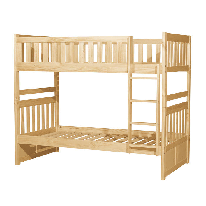 Homelegance Bartly Twin / Twin Bunk Bed in Natural Pine