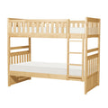 Homelegance Bartly Twin / Twin Bunk Bed in Natural Pine