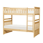 Homelegance Bartly Twin / Twin Bunk Bed in Natural Pine