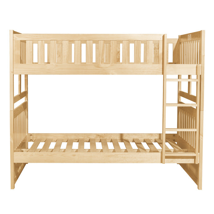 Homelegance Bartly Full / Full Bunk Bed in Natural Pine