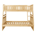 Homelegance Bartly Twin / Full Bunk Bed with Storage Drawer in Natural Pine