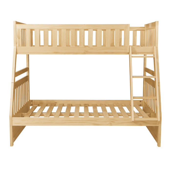 Homelegance Bartly Twin / Full Bunk Bed in Natural Pine