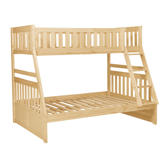 Homelegance Bartly Twin / Full Bunk Bed in Natural Pine
