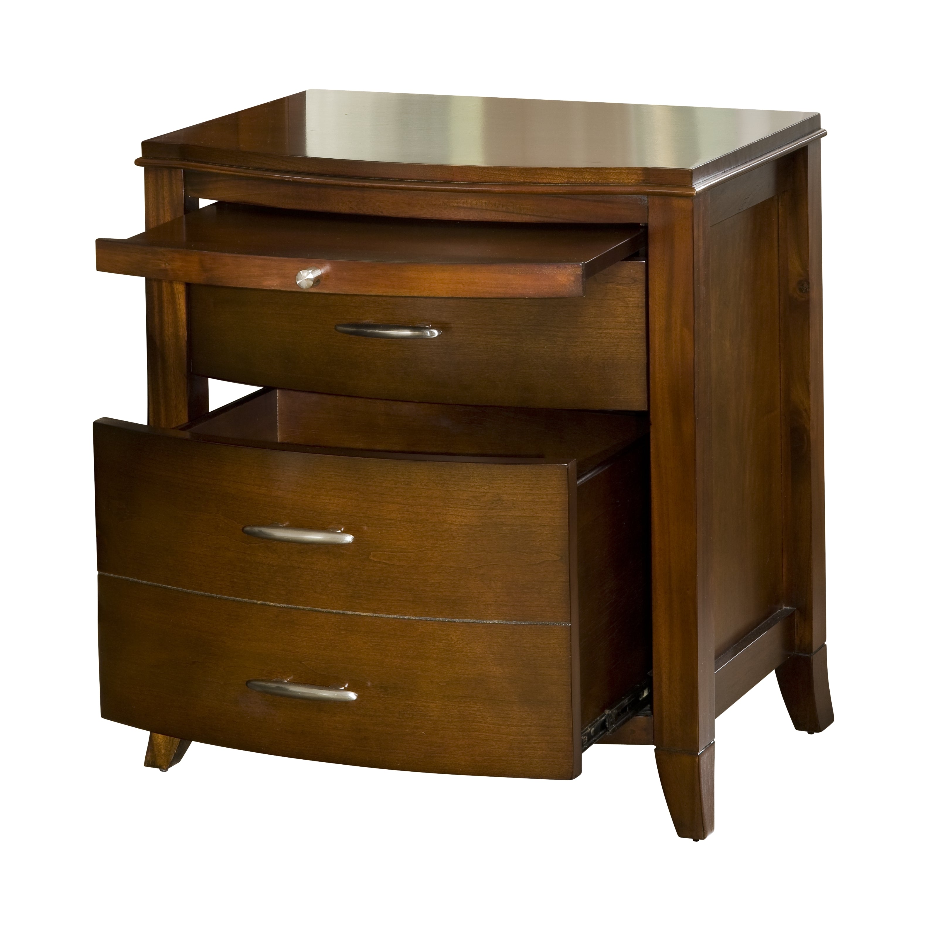 Modus Brighton 6PC Twin Bedroom Set w 2 Nightstand in Cinnamon