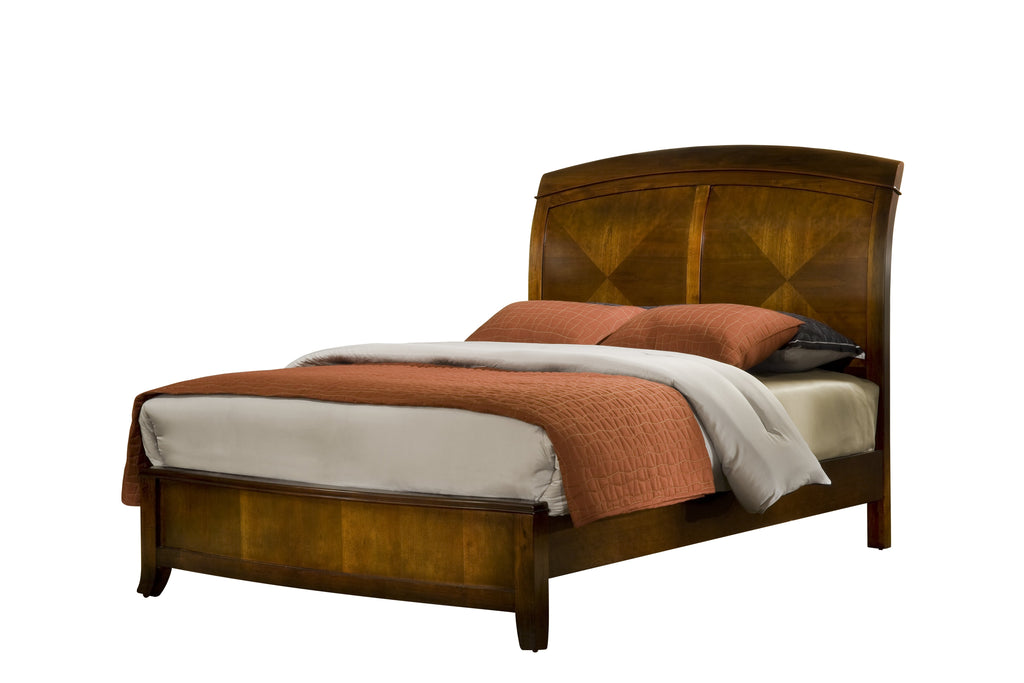 Modus Brighton 6PC Twin Bedroom Set w 2 Nightstand in Cinnamon