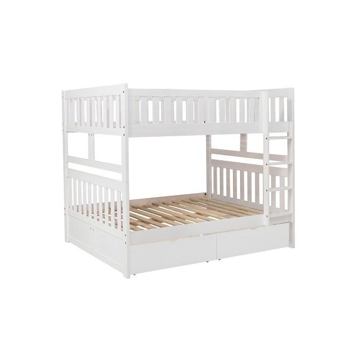 Homelegance Galen Full / Full Bunk Bed Storage Drawer in White