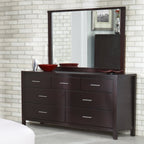 Modus Nevis 4PC E King Bedroom Set w Nightstand in Espresso